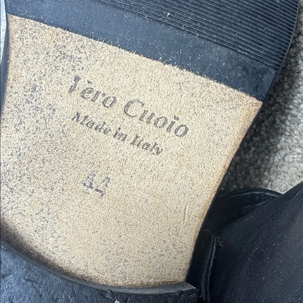 Vero Cuoio  Draghi Black Leather‎ Oxfords